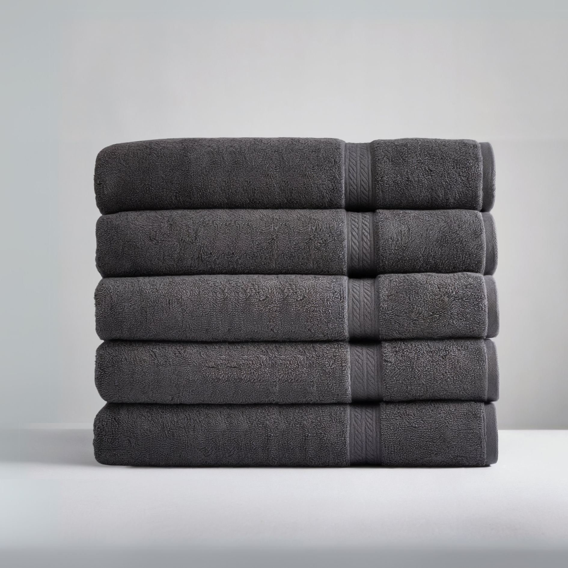 Ultrasoft Egyptian Cotton Bath Towels 5pcs (55x28in)