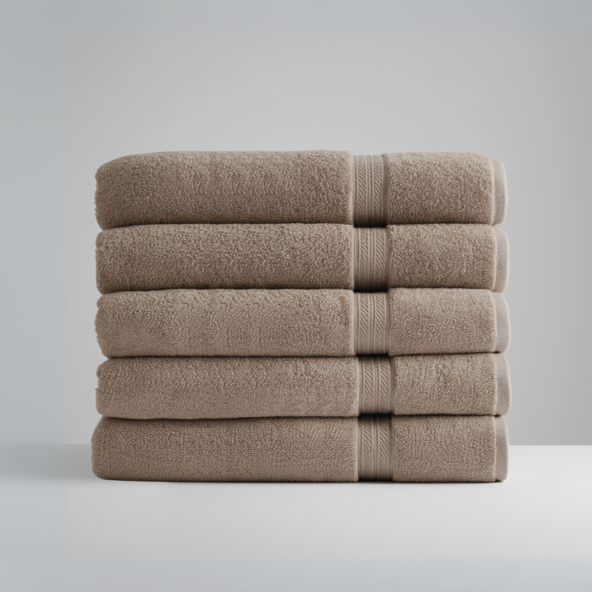 Ultrasoft Egyptian Cotton Bath Towels 5pcs (55x28in)
