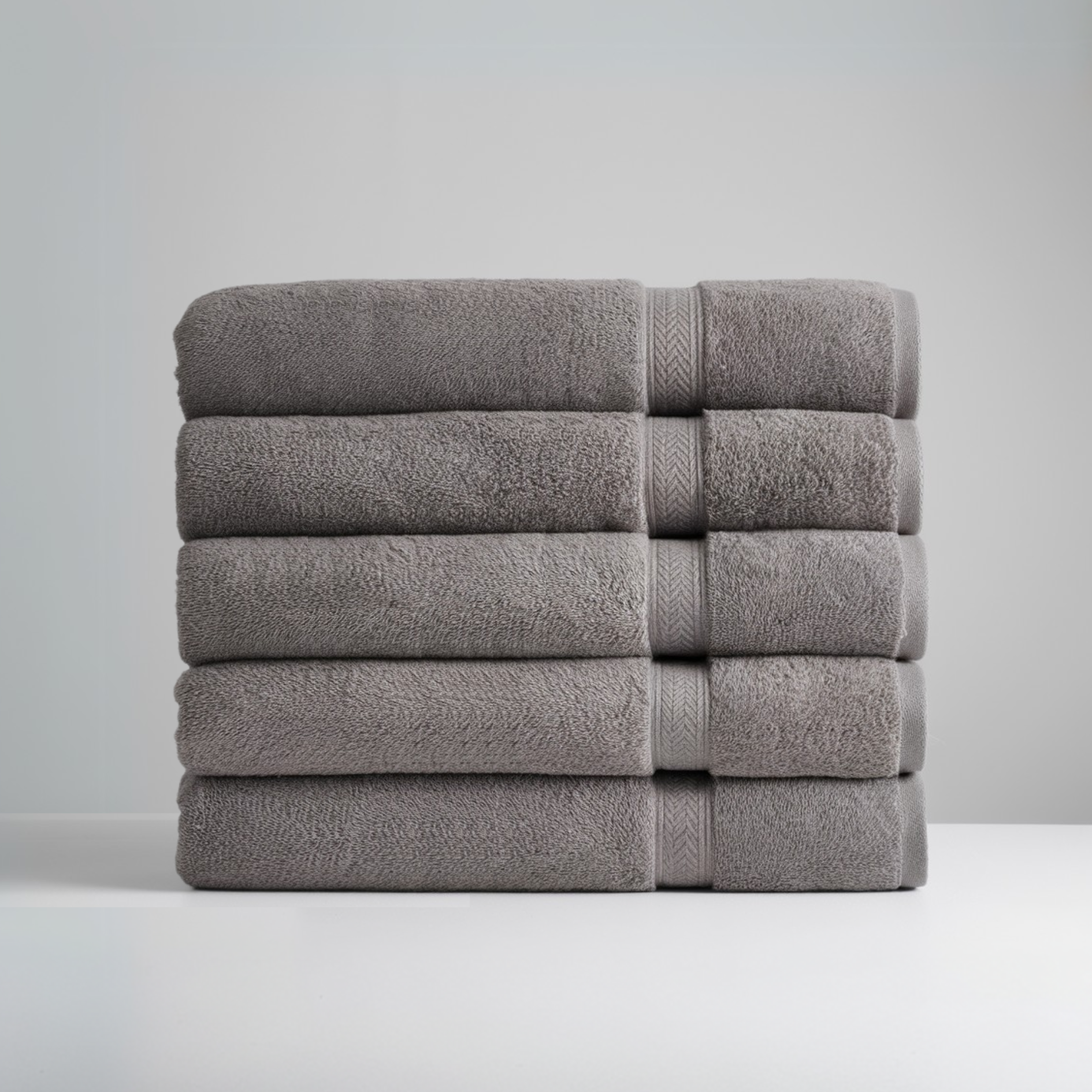 Ultrasoft Egyptian Cotton Bath Towels 5pcs (55x28in)