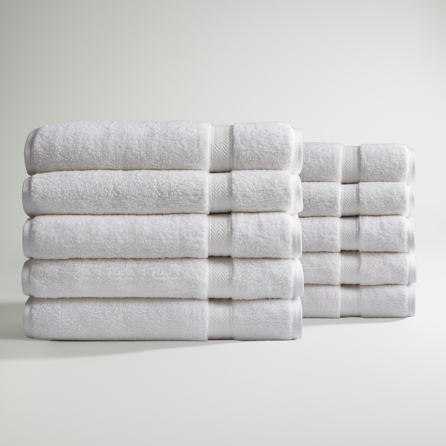 Ultrasoft Egyptian Cotton Bath Towels 10pcs (55x28in)