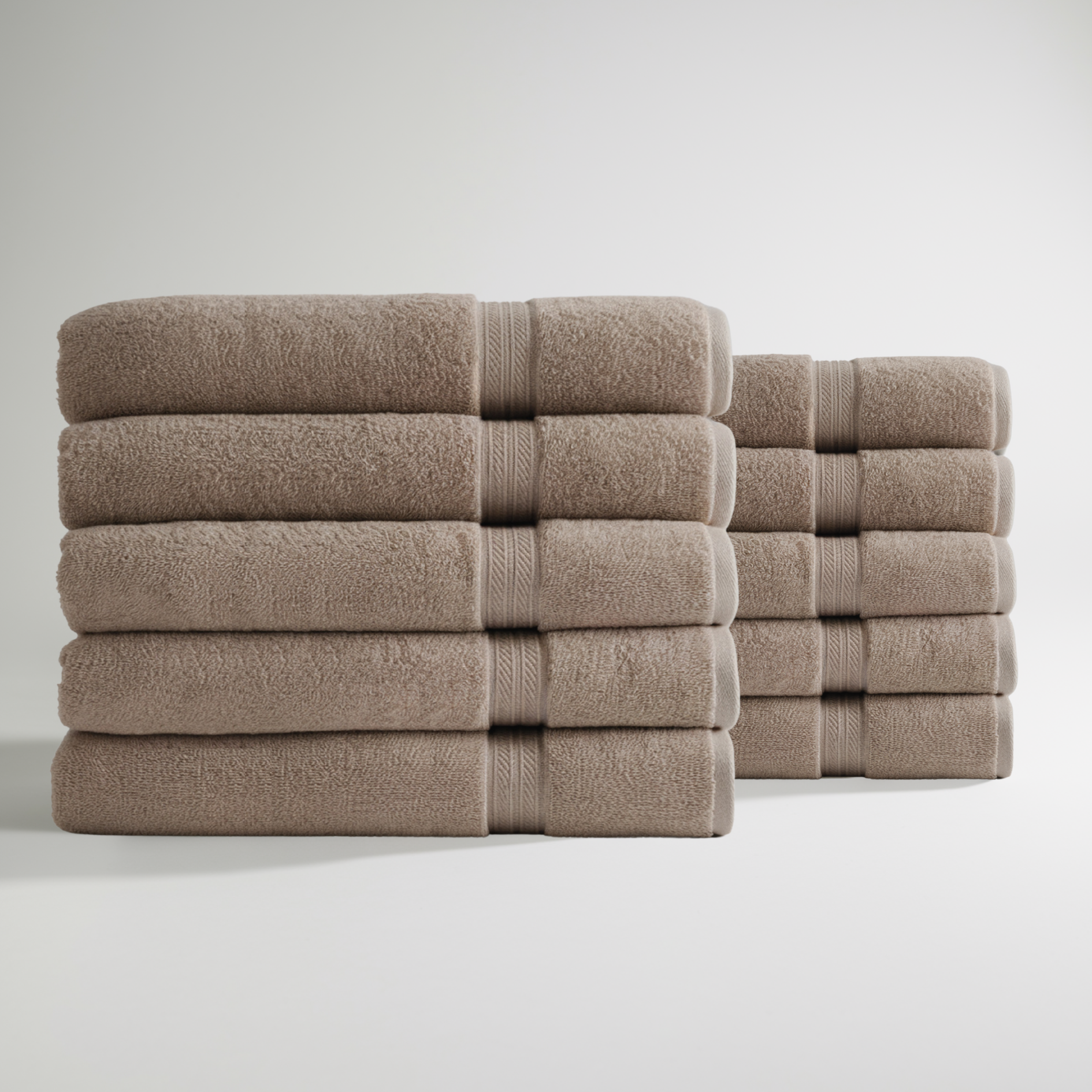Ultrasoft Egyptian Cotton Bath Towels 10pcs (55x28in)