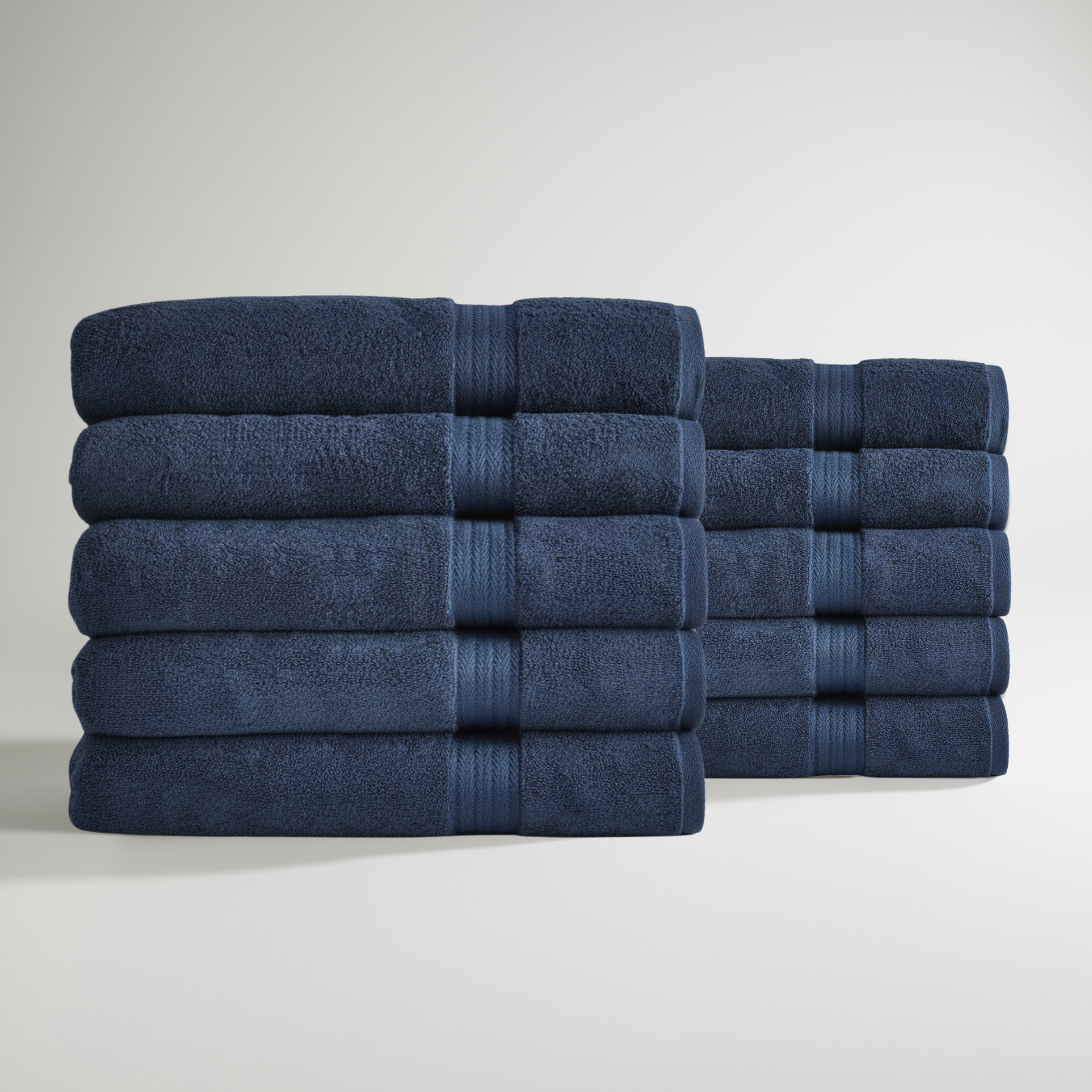Ultrasoft Egyptian Cotton Bath Towels 10pcs (55x28in)