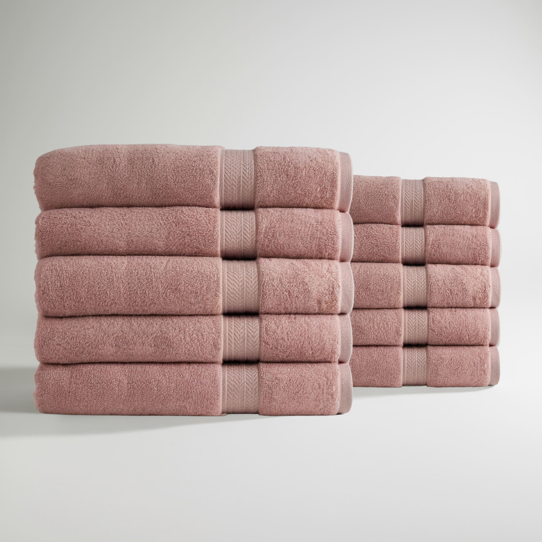 Ultrasoft Egyptian Cotton Bath Towels 10pcs (55x28in)