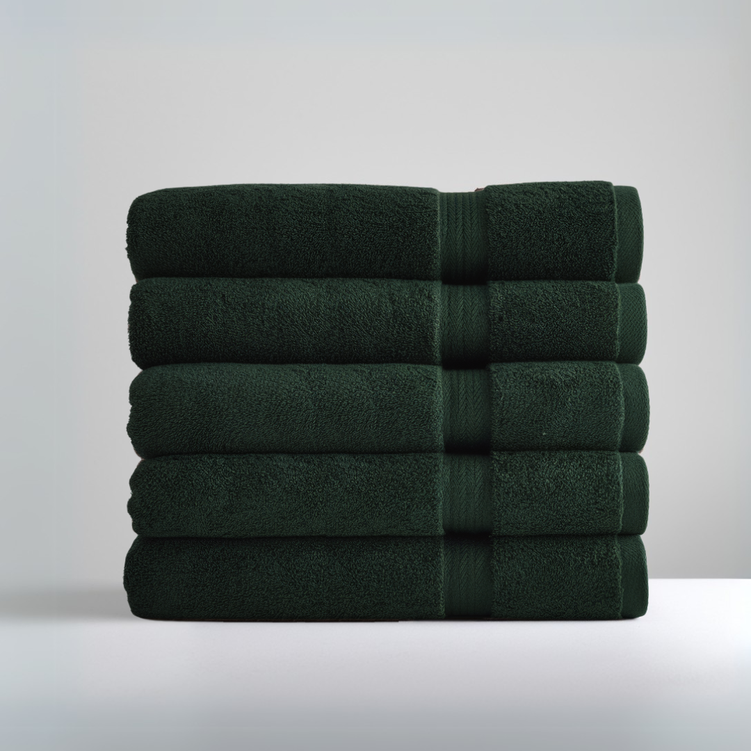Ultrasoft Egyptian Cotton Bath Towels 5pcs (55x28in)