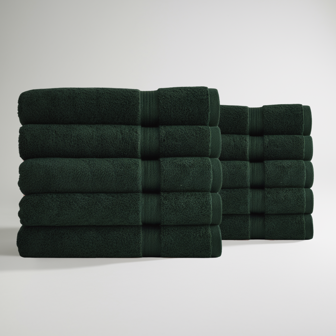 Ultrasoft Egyptian Cotton Bath Towels 10pcs (55x28in)